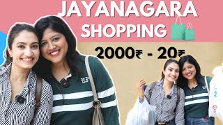 Jayanagar Street Shopping 🛍️  Budget Shopping  ft Meghana Shankrappa Aka Priya [upl. by Michaeu]