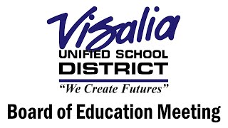 Visalia USD Board of Education Meeting  December 12 2023 [upl. by Atsuj]