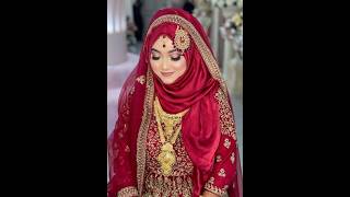 Hijabi bridal ideas ♥️bridal bridalmakeup wedding viralvideo shorts [upl. by Sontich794]