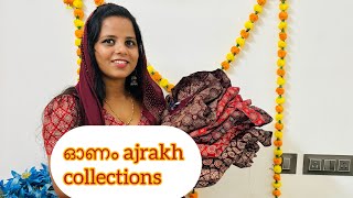 ഓണം ajrakh collections🌼📦shipping freenighty fashion dm [upl. by Nnylaj]