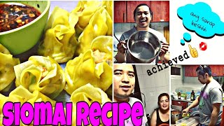 How to make Siomai home made recipe  Vlog 008 [upl. by Biagi]