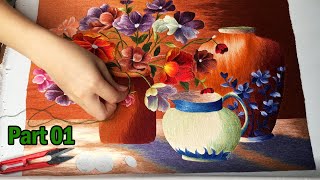 Learn FLOWER Embroidery in 60 Minutes a Day with Embroidery Kit 236 [upl. by Nnayllehs692]