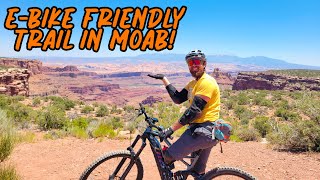 One of the few EBike friendly trails in Moab  Mountain Biking Dead Horse Point Trails [upl. by Aerdua376]