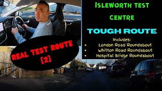 Isleworth Driving Test Centre  REAL Test Route 2  Full Commentary [upl. by Acenom]