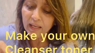 diy cleansertonner for ladies for deep cleaning befor going to bed skincareproducts skincare [upl. by Crandale84]