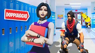 DOPPIARE LE SKIN DI FORTNITE A SCUOLA IN TEMPO REALE 🎤 Pazzox [upl. by Hubie]