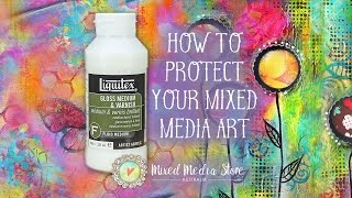 How to protect your mixed media art tags amp paintings  Mimi Bondi [upl. by Elson]