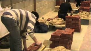 Croydon College Bricklayer Competition [upl. by Naujik]