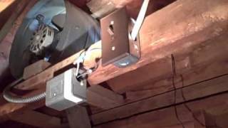 Attic Fan Wiring Issue Found by Murfreesboro Home Inspectorwmv [upl. by Anigroeg]