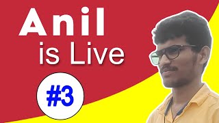 Anil is live 3 😊❤️ [upl. by Dona]