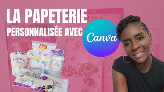 COMMENT CRÉE DE LA PAPETERIE SUR CANVA EN MOINS DE 45 MINUTES  LA MÉTHODE INCROYABLE [upl. by Stauder]