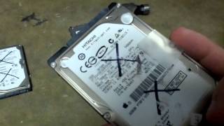 How to destroy a hard drive quick and dirty way [upl. by Beaner]