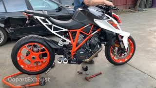 KTM 1290 SUPER ADVENTURE S（2018） オイル交換作業動画 [upl. by Bergwall]