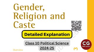 Gender Religion and Caste Class 10 NCERT OneShot Explained [upl. by Otokam]