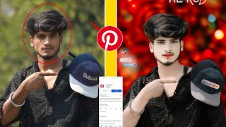 Pinterest Pinterest App Photo Edit कैसे करे  Pinterest Se Photo Editing Kaise Kare 2024 [upl. by Sillert]