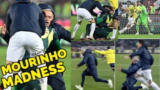 Jose Mourinho’s Wild Celebration After Fenerbahçe’s LastMinute Winner [upl. by Uriiah]