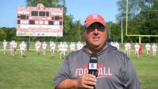 HopewellLoudon 2024 Football Preview Coach Brian Colatruglio Interview [upl. by Ahsak]