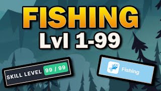 Fishing Level 1 to 99 Guide in Melvor Idle [upl. by Joanne499]