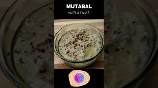 Mutabal with a twist Mutabal Dip BrinjalDip Eggplant Babaganosh LebaneseFood Lebanese shorts [upl. by Gabbie]