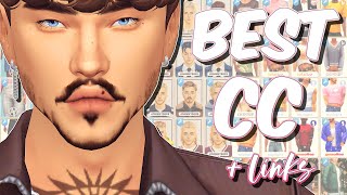 MY FAVOURITE MALE MAXIS MATCH CC of 2023  links  sims 4 [upl. by Lladnarc]