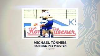 Der FünfMinutenHattrick von Michael Tönnies  Unvergessene Momente  ZebraTV  27082021 [upl. by Nosreh]