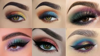 eyeshadow looks for hooded eyes how to do makeup with eyeshadow eyemakeupideasviralmakeuptrending [upl. by Ettedranreb]