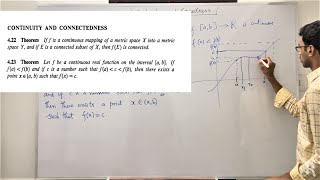 Lecture 37  Continuity and connectedness  Intermediate value theorem with proof  Tamil [upl. by Eicnarf783]