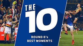 The 10 best moments from Round 6 2019  AFL [upl. by Ettenay]