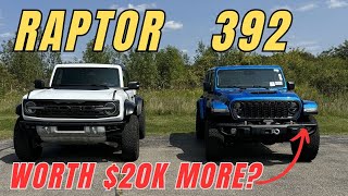 2024 Bronco Raptor vs 2024 Wrangler Rubicon 392  First impressions  Technology  Suspension [upl. by Neggem]