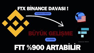 FTX BİNANCE DAVASI  FTT VE USTC COİN BÜYÜK YÜKSELİŞİ KAÇIRMA [upl. by Aniahs]