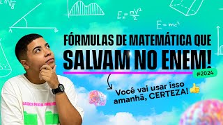 Fórmulas de Matemática para Usar no ENEM Amanhã [upl. by Chansoo]