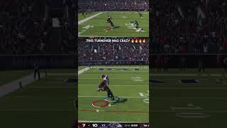 fyp clips madden25 madden25gameplay nfl football turnover fumble crazy ps5 gaming [upl. by Esilegna]