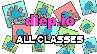 Gameplay of ALL Tanks diepio Gameplay OUTDATED [upl. by Ydnec]