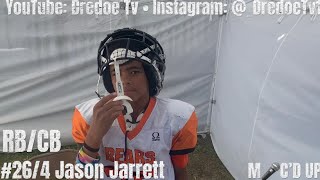 Clairton Bears 12U • Jason JJ Jarrett Mic’d Up Vs Penn Hills Highlights • 9  30  23 [upl. by Lela337]