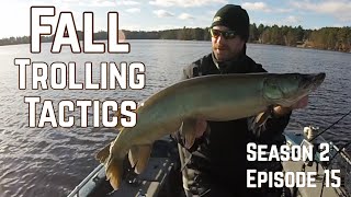 Fall Musky Trolling Tactics [upl. by Katharine690]