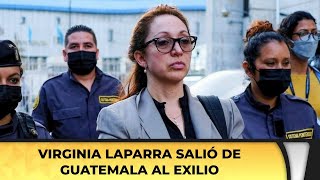 Virginia Laparra salió de Guatemala al exilio [upl. by Neelrad]