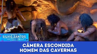 Homem das Cavernas  Caveman Prank  Câmeras Escondidas 261123 [upl. by Elisa]