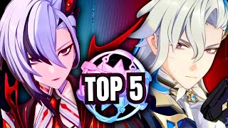 The Top 5 DPS in Genshin Impact [upl. by Llertnahs]