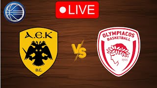 🔴 Live AEK Athens vs Olympiakos  Live Play By Play Scoreboard [upl. by Atiekahs581]