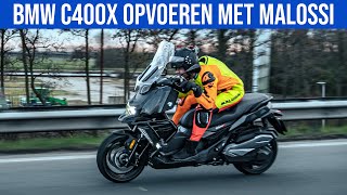 BMW C400X TUNING  BIZAR VERSCHIL [upl. by Cohlier]