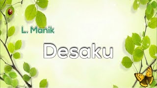 Tanpa Vokal 🎵 L Manik  Desaku 🎵 Lirik Lagu Midi Karaoke [upl. by Kaja544]