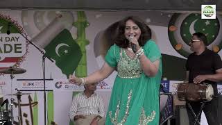 Uzma Baig  Pakistani Singer  Pakistan Day Parade in Edison New Jersey [upl. by Weikert]