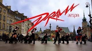 KPOP IN PUBLIC  Poland ONETAKE aespa 에스파 Drama dance cover by Cerberus DC  Ukraine [upl. by Gowrie286]