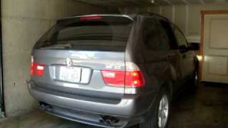 BMW X5 44i Exhaust Muffler Delete [upl. by Burrow]