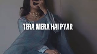 Tera Mera Hai Pyar Amar  slowed  reverbed   Lofi song [upl. by Memberg325]