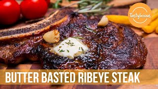 Juicy Cast Iron Ribeye Steak Recipe  Best Cast Iron Ribeye Steak Recipe [upl. by Win]