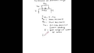 Extension of ammeter range using shunt Measurement ampInstrumentation [upl. by Ecinrahs143]