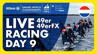 LIVE Racing Day 9  Allianz Sailing World Championships 2023 [upl. by Joelie]