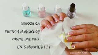 French Manucure FACILE en 5minutes [upl. by Otero]