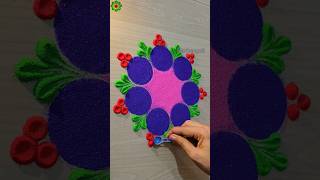 Rangoli designs for diwali simple and easy rangolidesign diwalirangoli shorts [upl. by Esined]